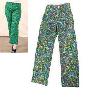Big Bud Press Work Pants XXS Blossom Rare Retro Boho Maximalist Festival Floral